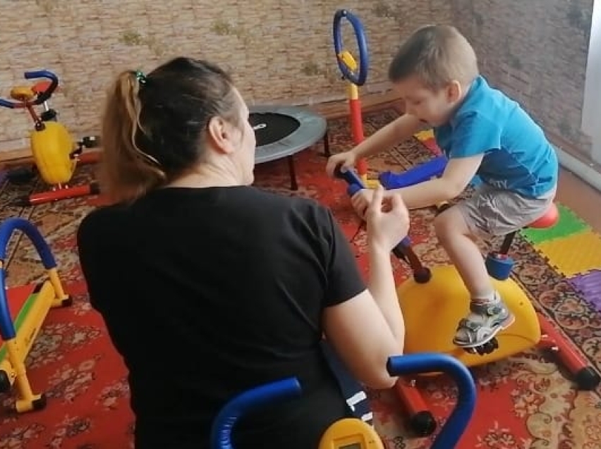Кокуйский детский сад Сретенского района оборудовали тренажёрной комнатой для детей с ОВЗ
